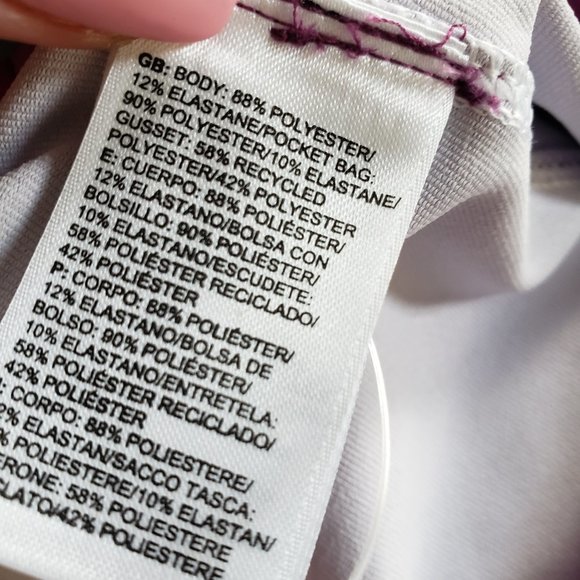 NWT North Face Fern Print Motus Purple Capri XL - Picture 8 of 10